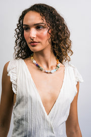 Collar Agua Dulce, joya de plata .925, con amatista y jade – Gabriela Sánchez (vista 4)