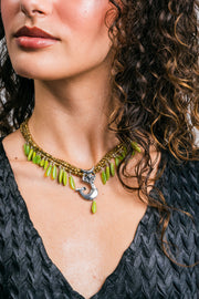 Collar Manglar, joya de plata .925, con hematita – Gabriela Sánchez (vista 4)
