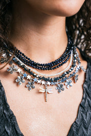 Collar Secretos del Agua, joya de plata .925, con venturina y hematita – Gabriela Sánchez (vista 3)