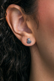 Aretes Conchitas, joya de plata .925 – Gabriela Sánchez