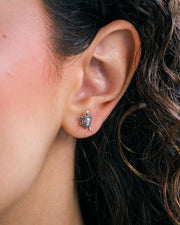 Aretes Tortuguitas Bebé, joya de plata .925 – Gabriela Sánchez (vista 2)