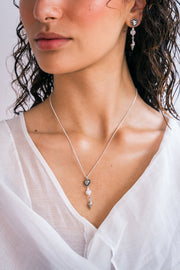 Dije Encontré tu Corazón, joya de plata .925, con cuarzo – Gabriela Sánchez (vista 3)