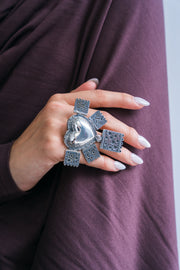 Anillo Fiesta del Corazón, joya de plata .925 – Gabriela Sánchez (vista 4)