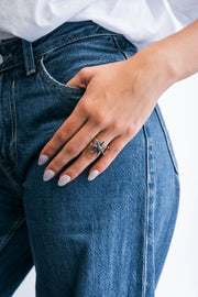 Anillo Mucha Fiesta Chico, joya de plata .925 – Gabriela Sánchez (vista 3)