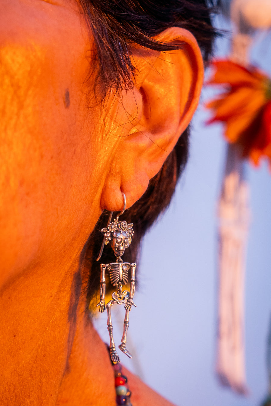 Aretes La Patrona, joya de plata .925 – Gabriela Sánchez (vista 3)