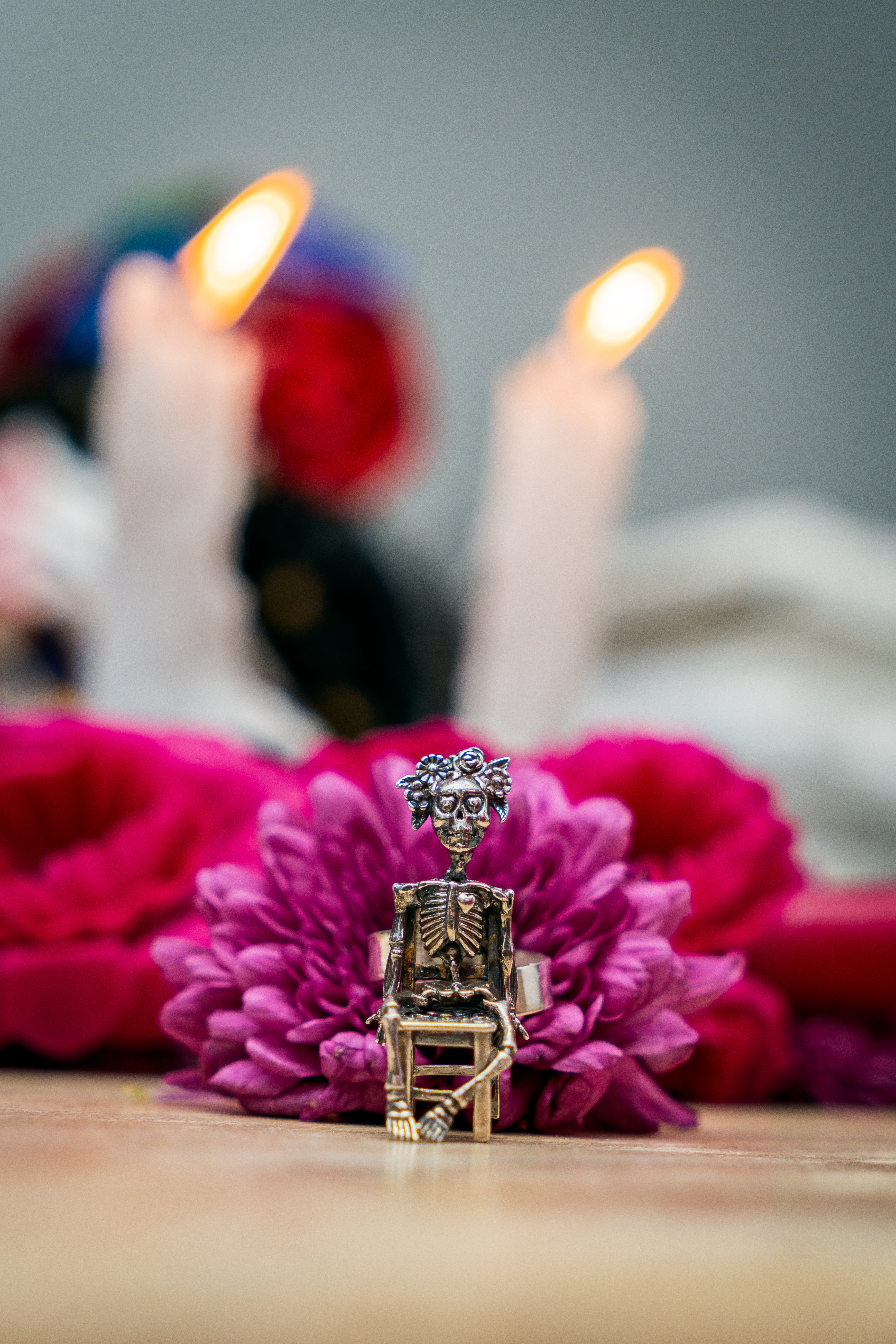 Anillo Doña Huesitos, joya de plata .925 – Gabriela Sánchez