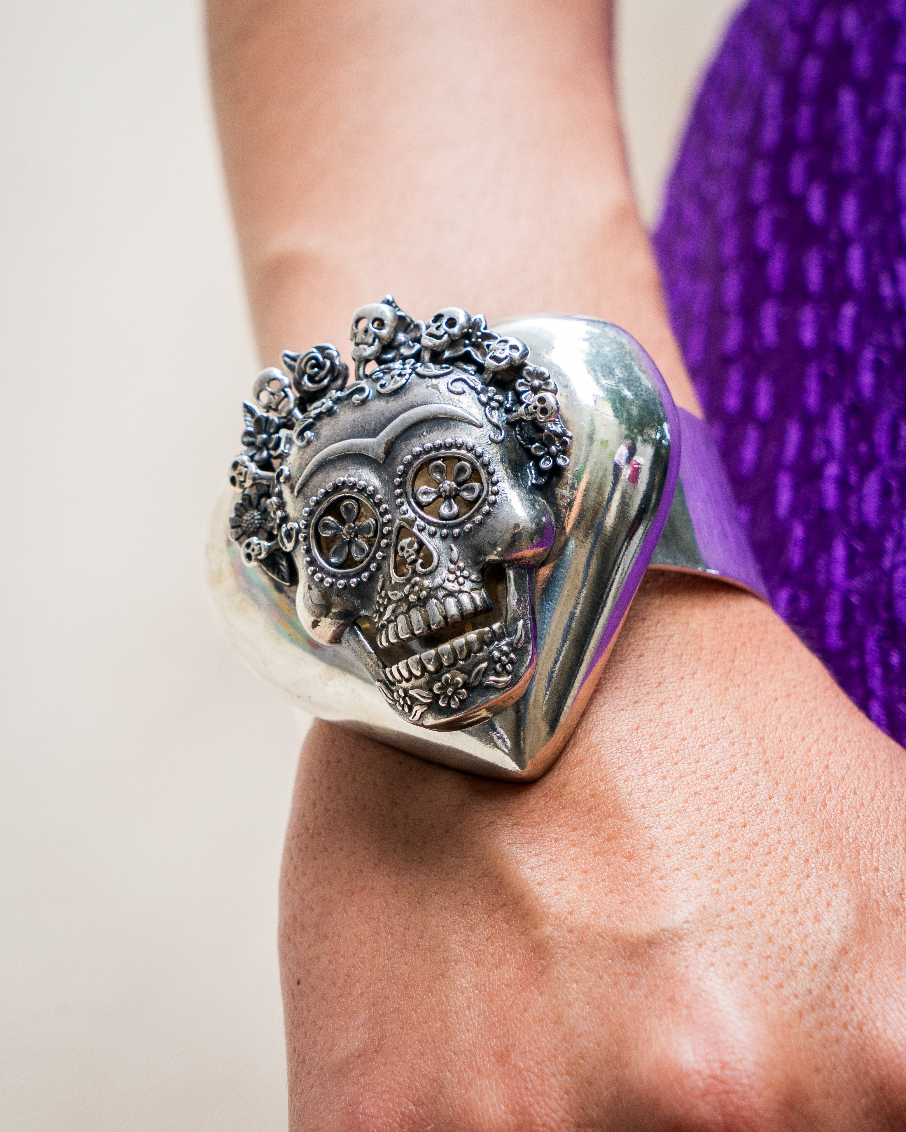Brazalete Morir Por Tu Amor, joya de plata .925 – Gabriela Sánchez