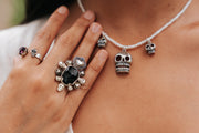 Anillo Corazón y Mariachi, joya de plata .925, con cristal Swarovski – Gabriela Sánchez (vista 4)