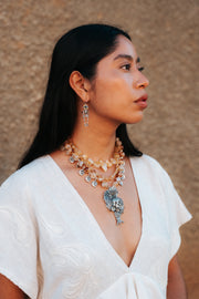 Collar Esplendor Ancestral, joya de plata .925, con citrina – Gabriela Sánchez (vista 4)