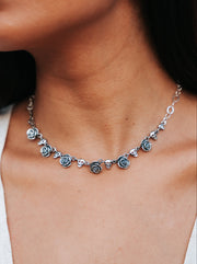 Gargantilla Vuelvo a Florecer, joya de plata .925 – Gabriela Sánchez (vista 3)