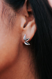 Aretes Sonido del Viento, joya de plata .925 – Gabriela Sánchez (vista 3)