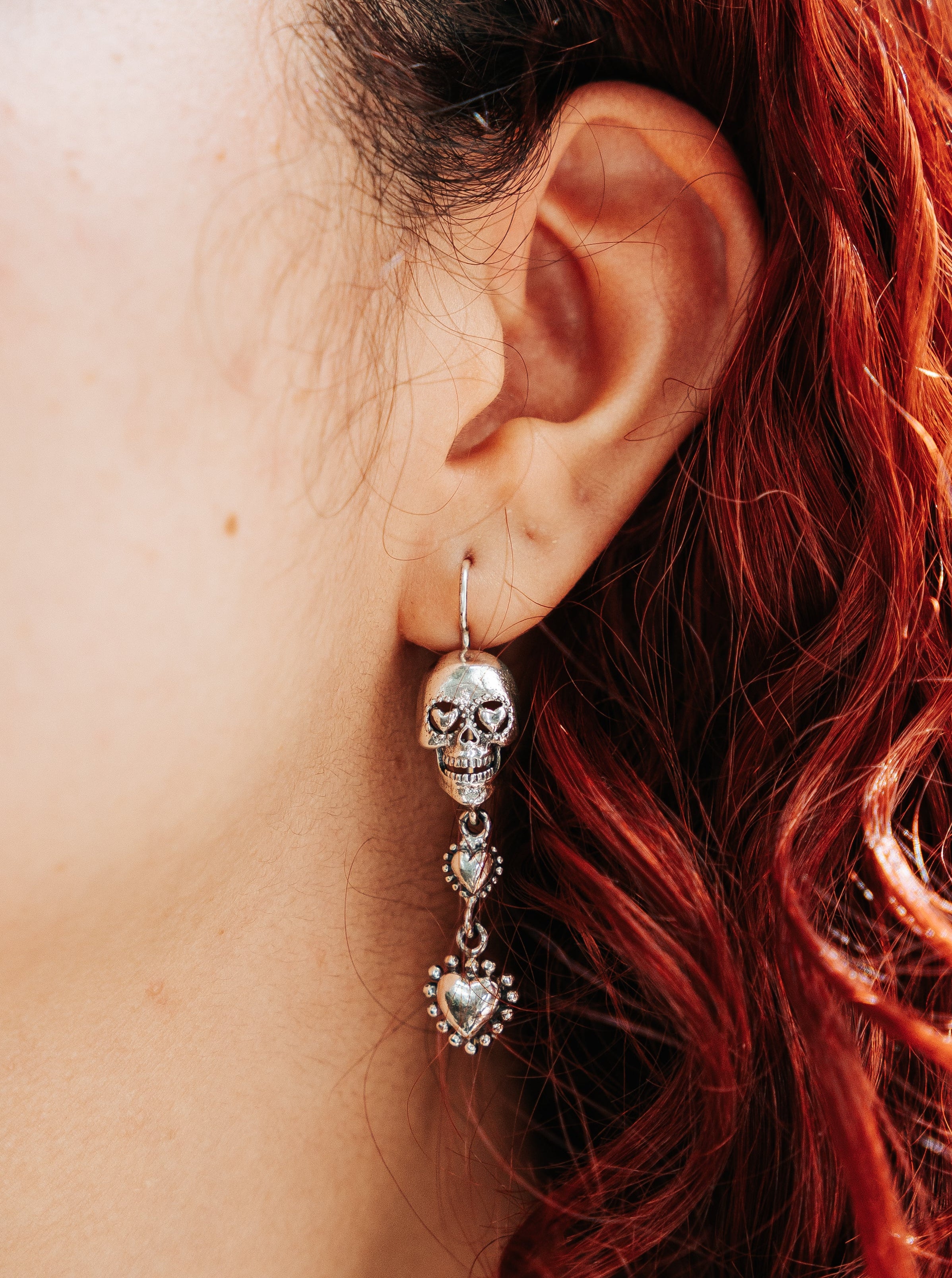 Aretes Vivir por Amor, joya de plata .925 – Gabriela Sánchez (vista 2)