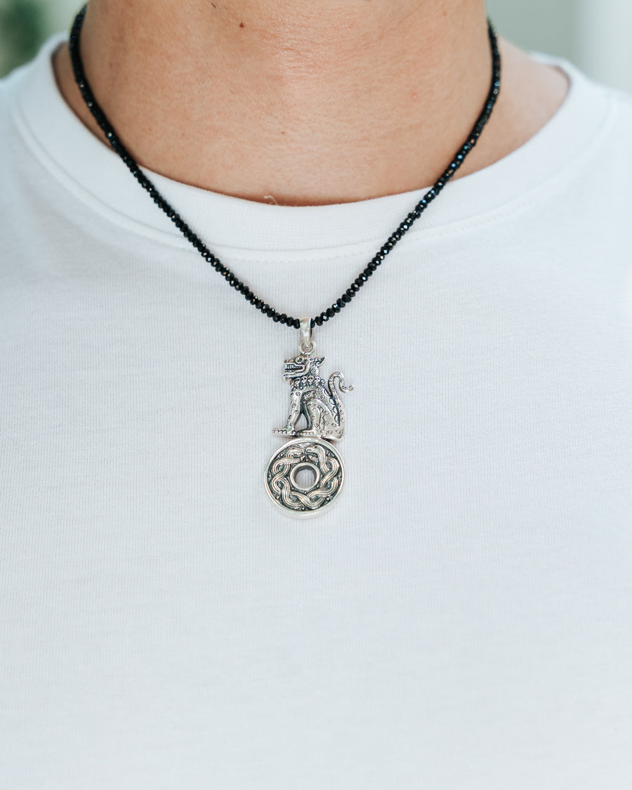 Collar Momento Místico, joya de plata .925, con espinela – Gabriela Sánchez (vista 3)