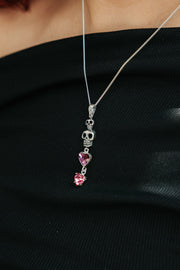 Dije Amores, joya de plata .925, con cristal Swarovski – Gabriela Sánchez (vista 5)