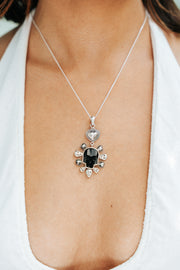 Dije Corazón y Mariachi, joya de plata .925, con cristal Swarovski – Gabriela Sánchez (vista 3)