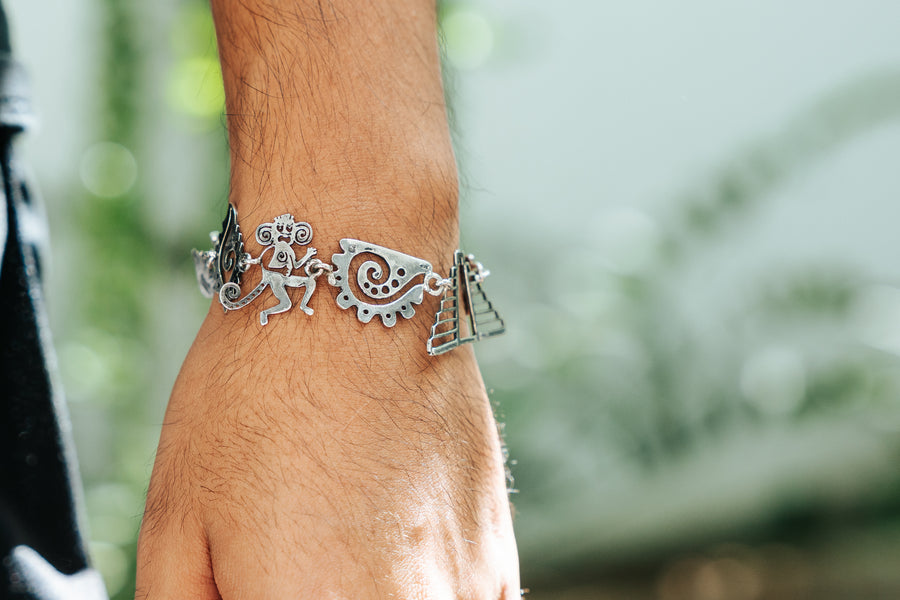 Pulsera Antigua Leyenda, joya de plata .925 – Gabriela Sánchez (vista 2)