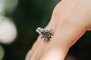 Anillo El Eco de Quetzalcóatl, joya de plata .925 – Gabriela Sánchez (vista 2)