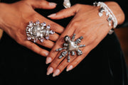 Anillo Tzompantli Estelar, joya de plata .925 – Gabriela Sánchez (vista 3)