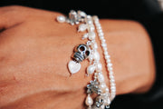 Pulsera Camino Iluminado, joya de plata .925, con perla – Gabriela Sánchez (vista 3)