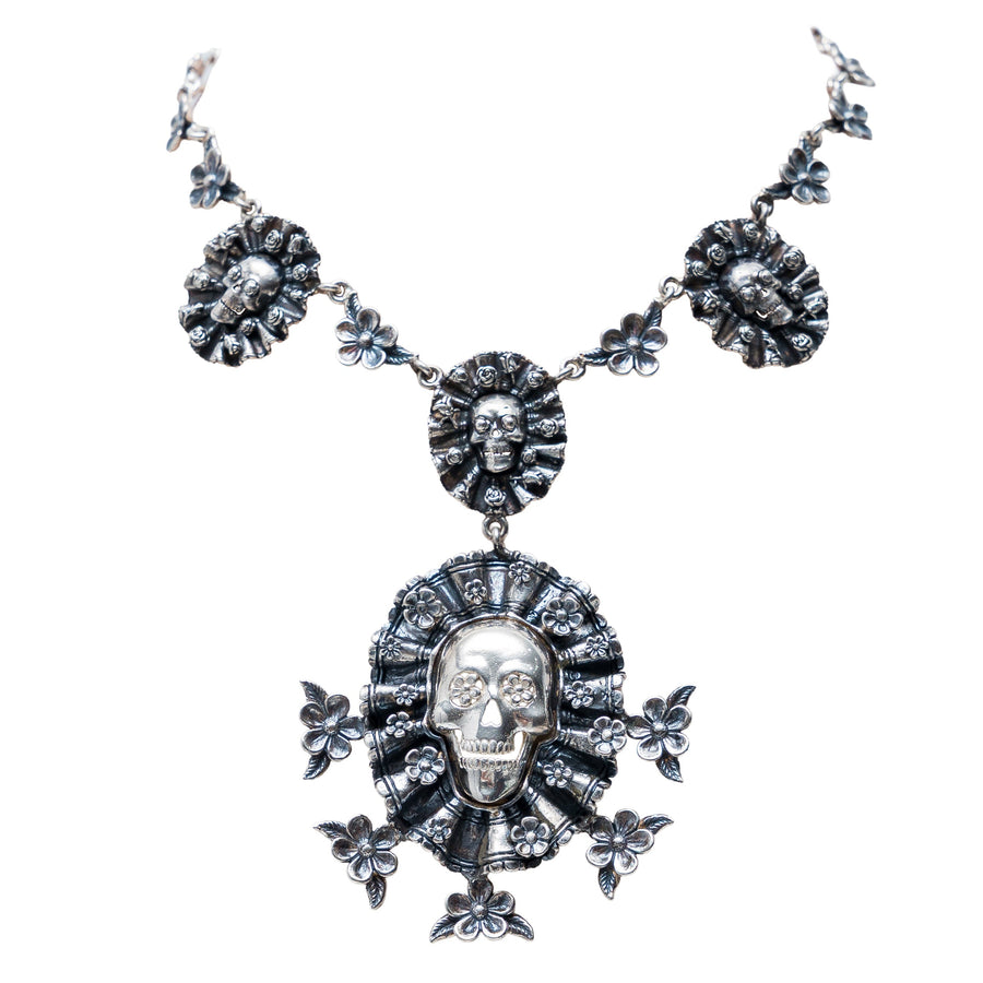Collar Fiesta de Tehuanas, joya de plata .925 – Gabriela Sánchez (vista 2)