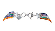 Collar Tradición viva, joya de plata .925, con venturina y concha – Gabriela Sánchez (vista 3)