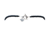 Collar Xolo de Luz, joya de plata .925, con obsidiana y hematita – Gabriela Sánchez (vista 4)