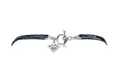 Collar Rostros de Mis Antepasados, joya de plata .925, con espinela y ónix – Gabriela Sánchez (vista 3)