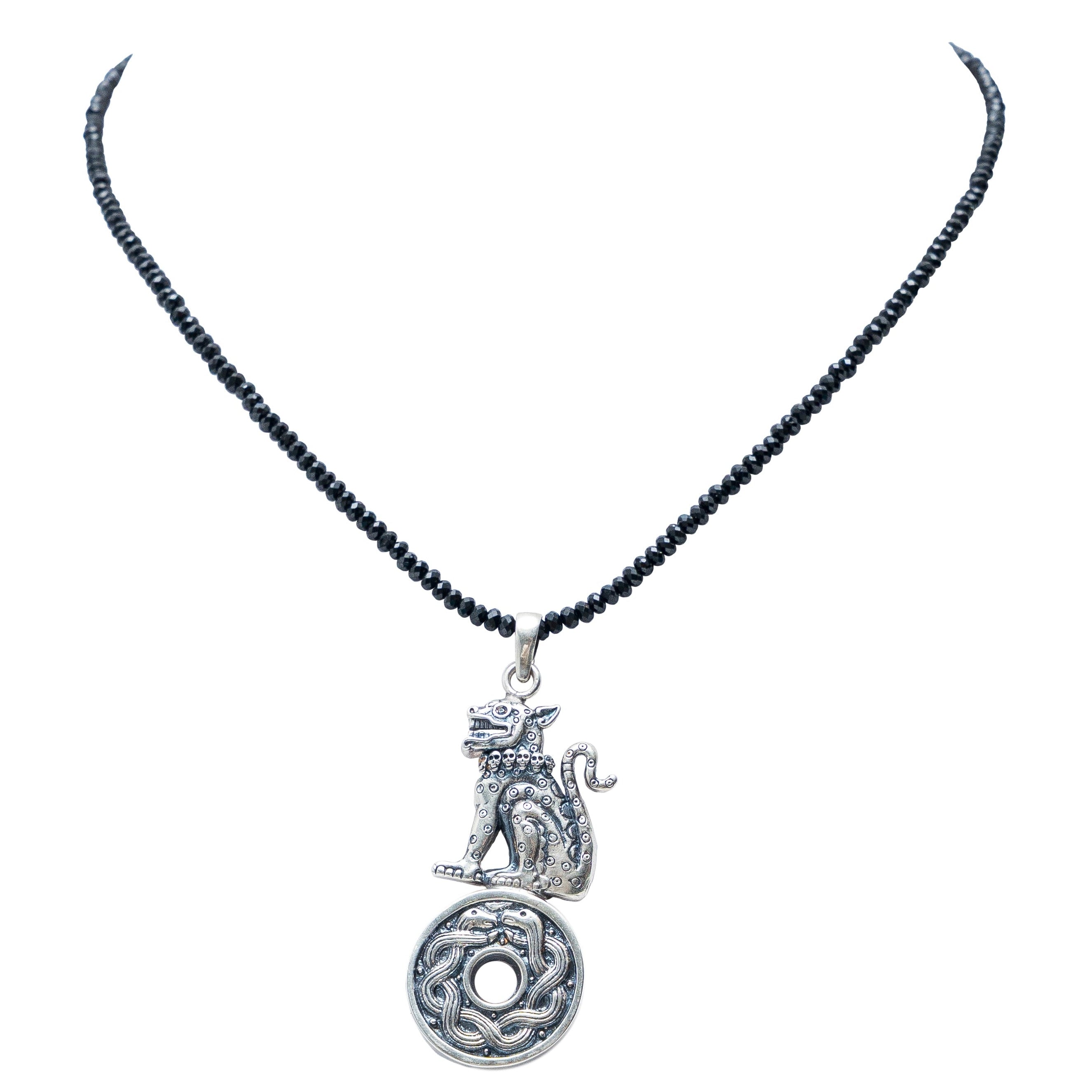 Collar Momento Místico, joya de plata .925, con espinela – Gabriela Sánchez