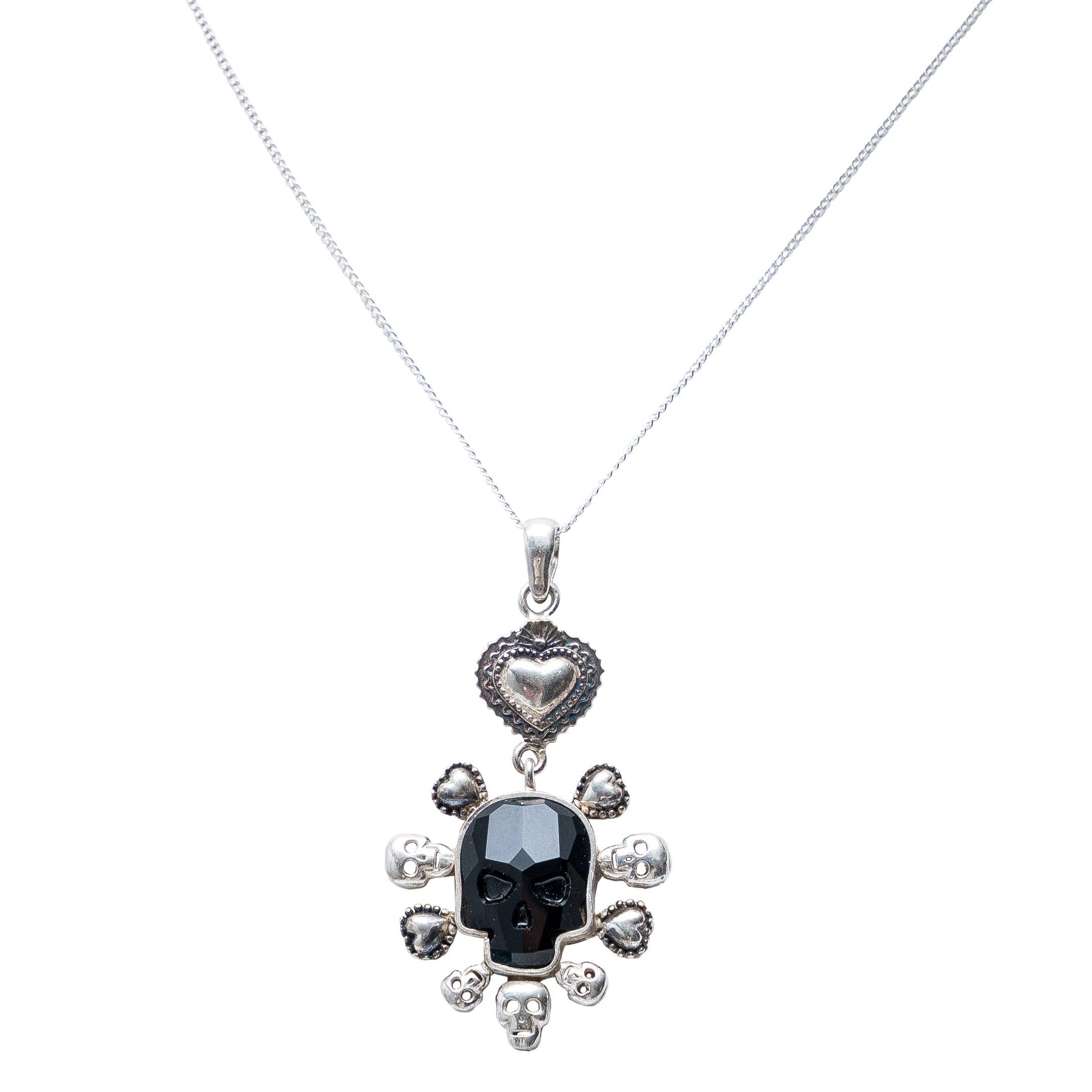 Dije Corazón y Mariachi, joya de plata .925, con cristal Swarovski – Gabriela Sánchez