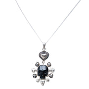 Dije Corazón y Mariachi, joya de plata .925, con cristal Swarovski – Gabriela Sánchez