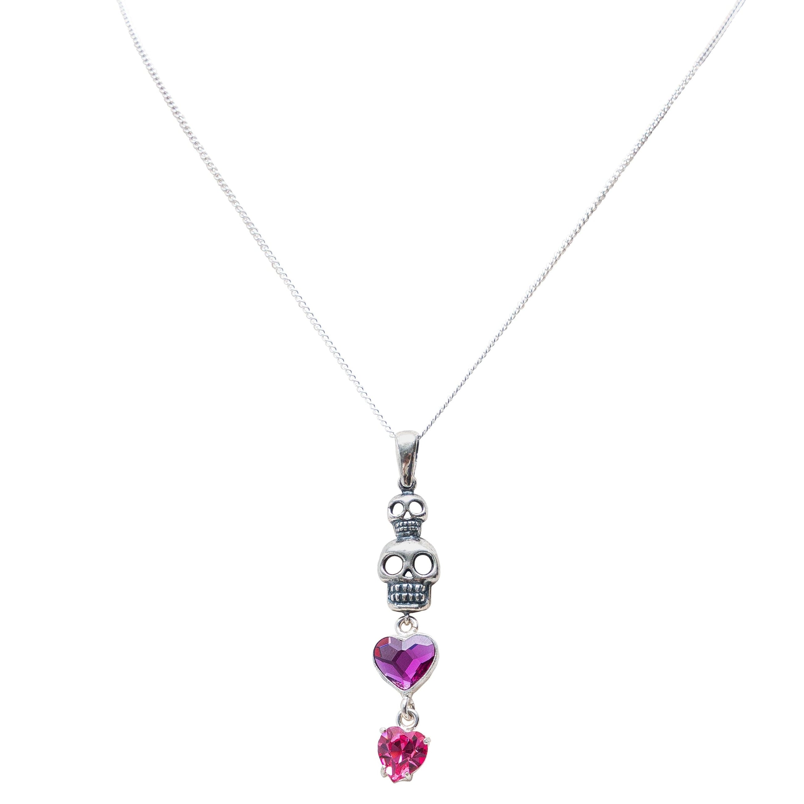Dije Amores, joya de plata .925, con cristal Swarovski – Gabriela Sánchez