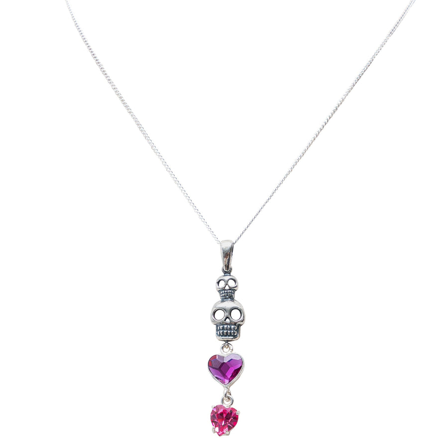 Dije Amores, joya de plata .925, con cristal Swarovski – Gabriela Sánchez