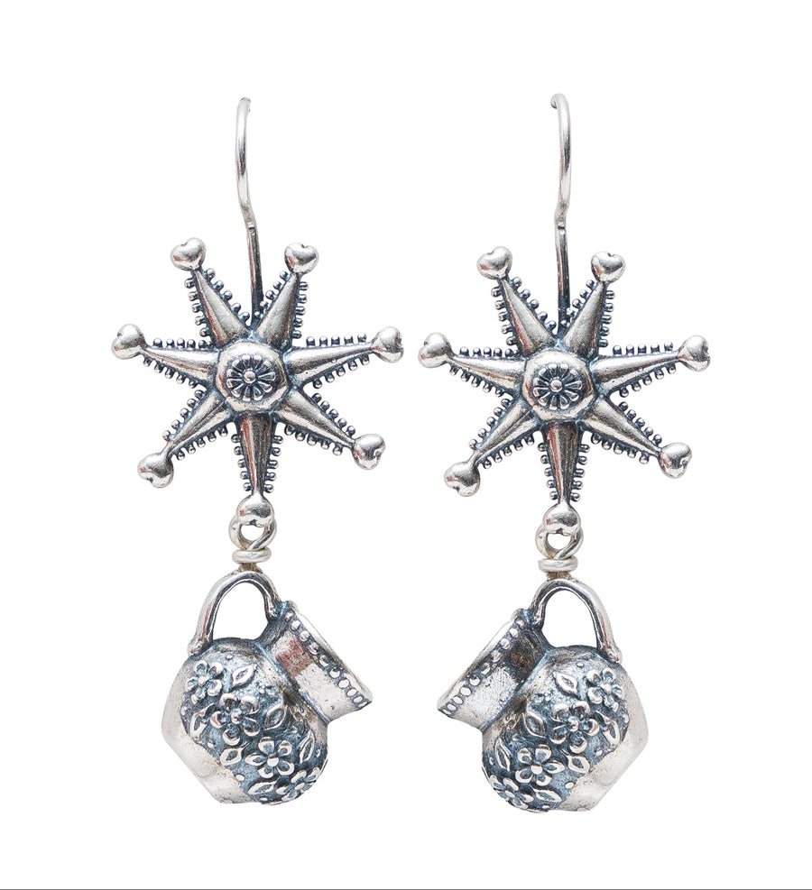 Aretes Jarrito de Fiesta, joya de plata .925 – Gabriela Sánchez