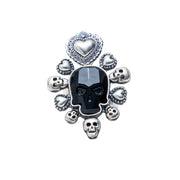 Anillo Corazón y Mariachi, joya de plata .925, con cristal Swarovski – Gabriela Sánchez