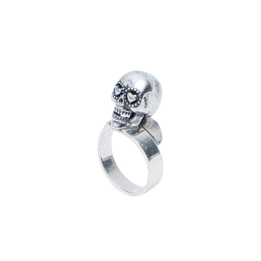 Anillo Calavera de Azúcar, joya de plata .925 – Gabriela Sánchez