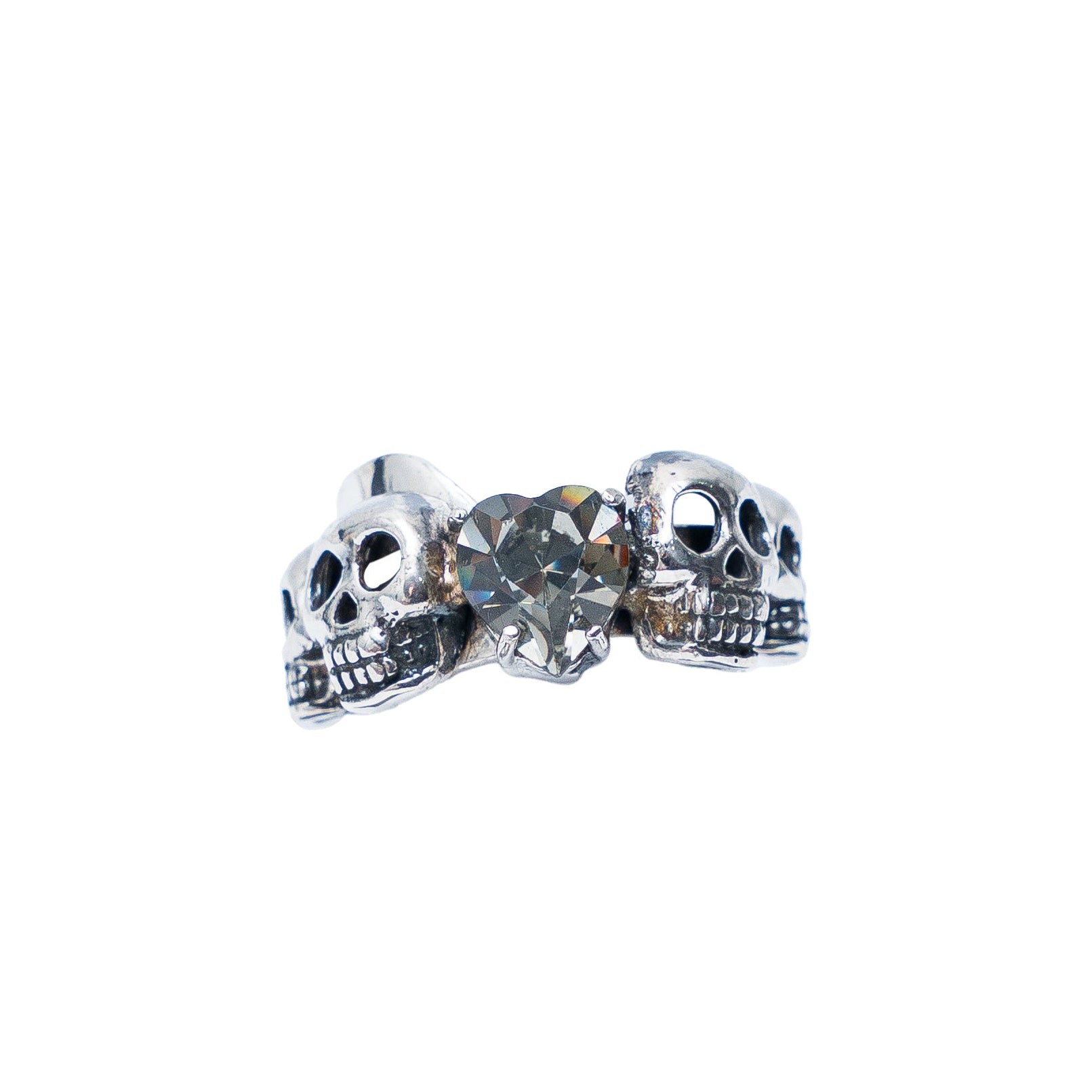 Anillo Canela y Copal, joya de plata .925, con cristal Swarovski – Gabriela Sánchez