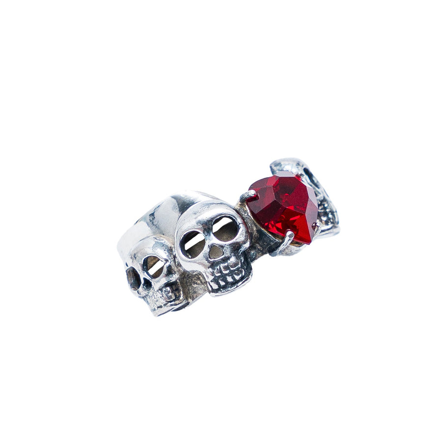 Anillo Grana Calavera, joya de plata .925, con cristal Swarovski – Gabriela Sánchez (vista 3)