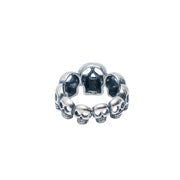 Anillo Cráneos de Luna, joya de plata .925 – Gabriela Sánchez