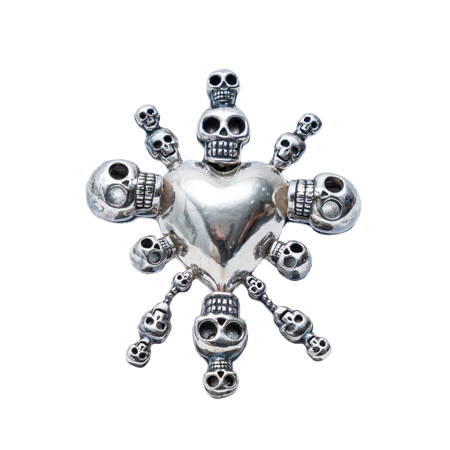 Anillo Tzompantli Estelar, joya de plata .925 – Gabriela Sánchez