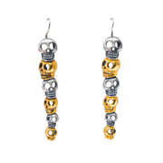 Aretes Cráneos de Sol y Luna, joya de plata .925 – Gabriela Sánchez