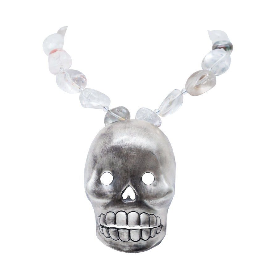 Collar Luz de Luna, joya de plata .925, con cuarzo – Gabriela Sánchez (vista 2)
