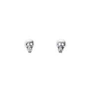 Aretes Cráneo Mini, joya de plata .925 – Gabriela Sánchez