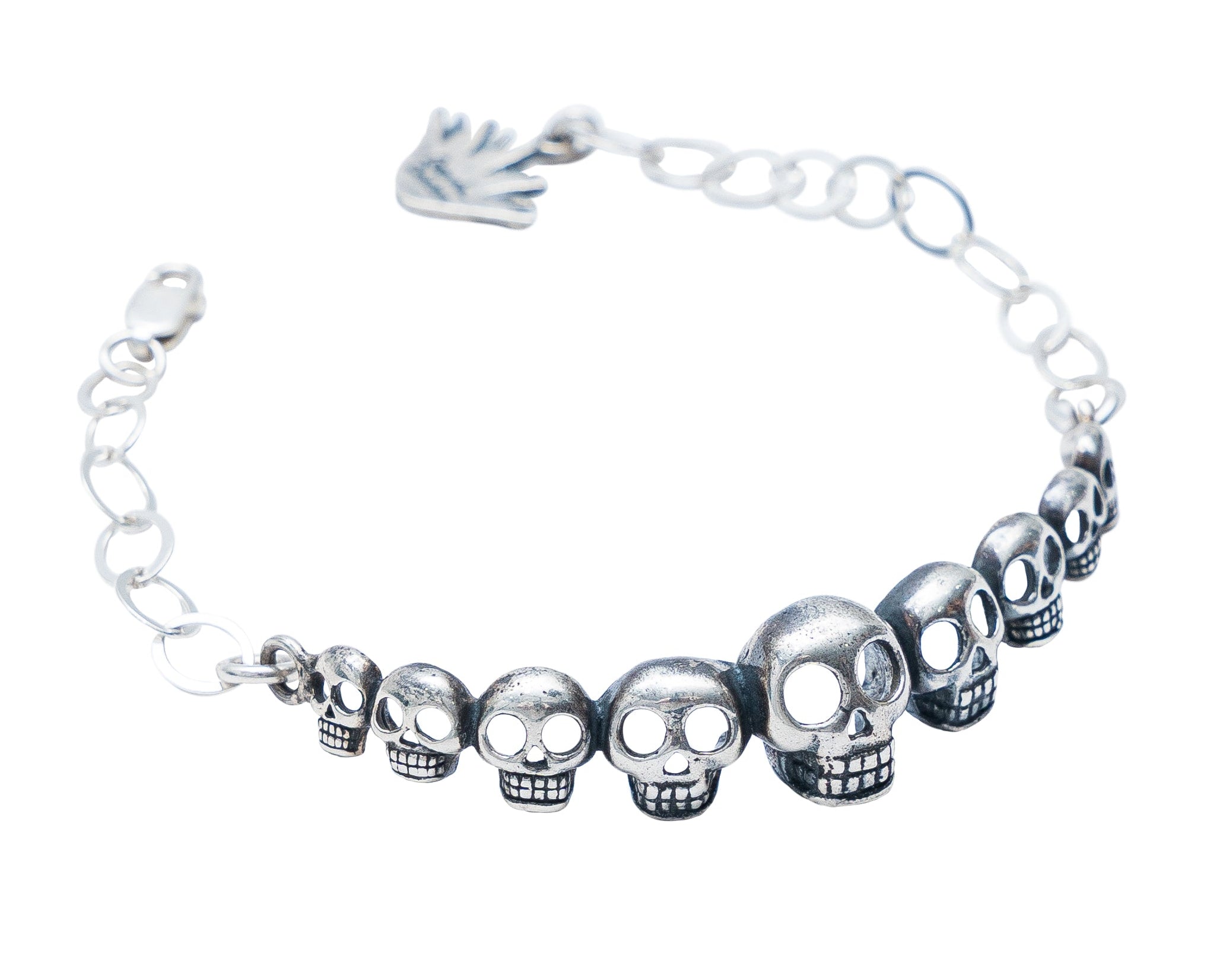 Pulsera Calaquitas, joya de plata .925 – Gabriela Sánchez (vista 2)