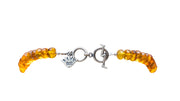 Collar Gozo Perpetuo, joya de plata .925, con ámbar – Gabriela Sánchez (vista 8)