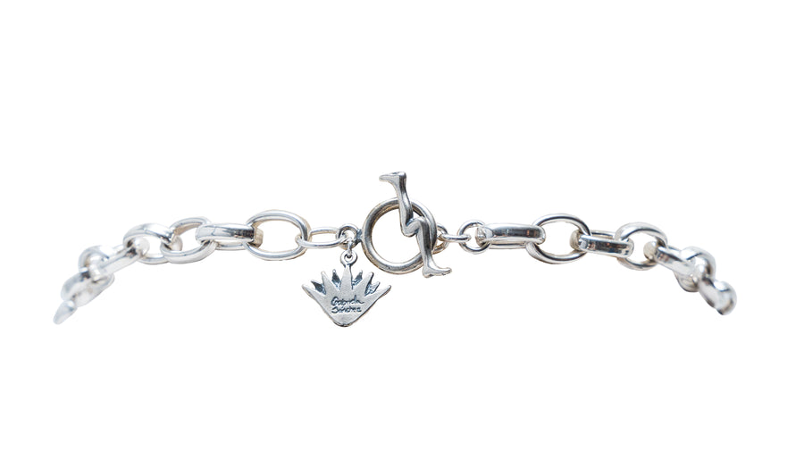 Collar Tzompantli Estelar, joya de plata .925, con cristal Swarovski – Gabriela Sánchez (vista 5)