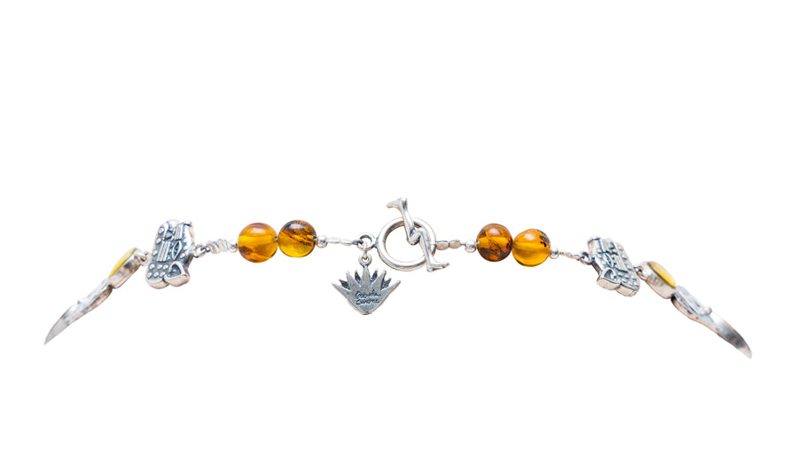 Collar Árbol de la Vida en Ámbar, joya de plata .925 – Gabriela Sánchez (vista 7)