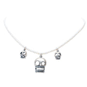 Collar La Risa de los Compadres, joya de plata .925, con perla – Gabriela Sánchez (vista 2)