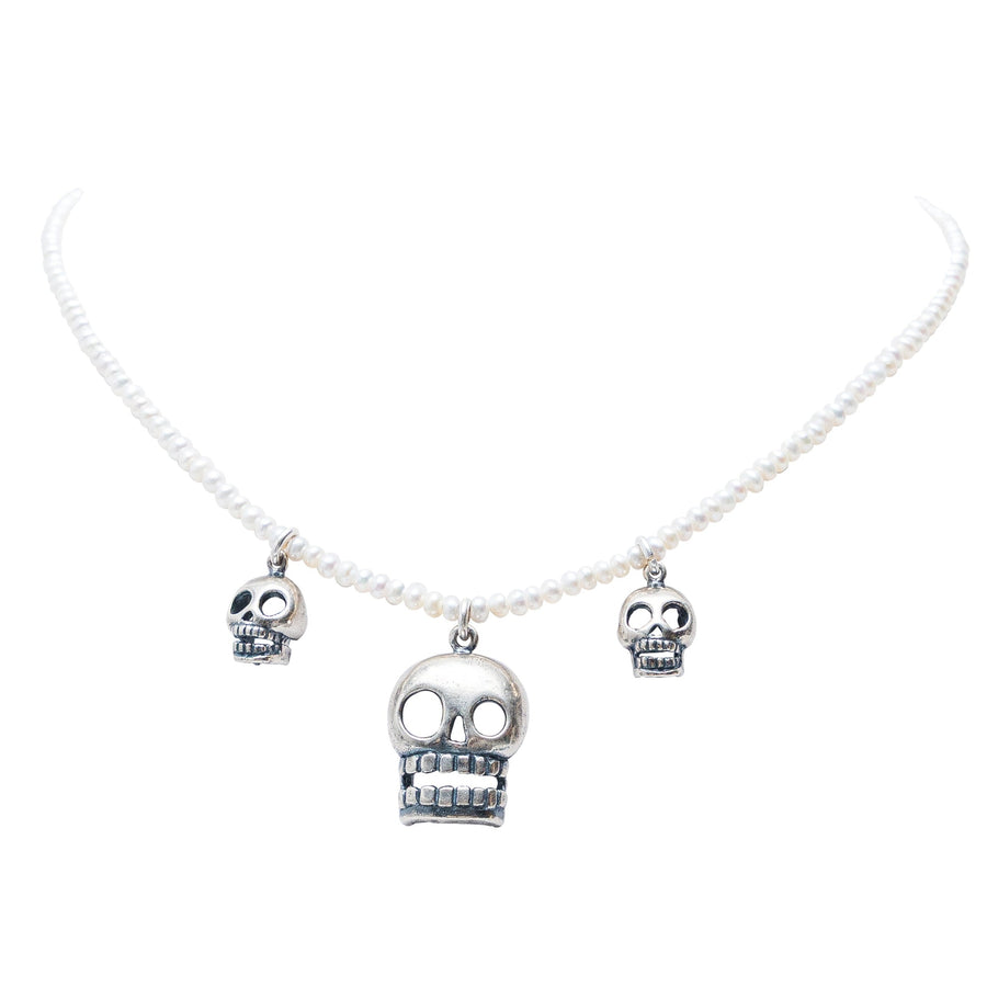 Collar La Risa de los Compadres, joya de plata .925, con perla – Gabriela Sánchez (vista 2)