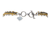 Choker Memoria de Barro, joya de plata .925, con hematita y pirita – Gabriela Sánchez (vista 4)