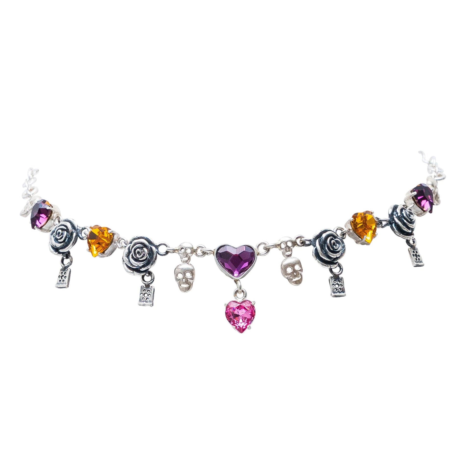 Gargantilla Tradición Viva, joya de plata .925, con cristal Swarovski – Gabriela Sánchez